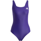 Women's adidas V-back swimsuit purple KS2951