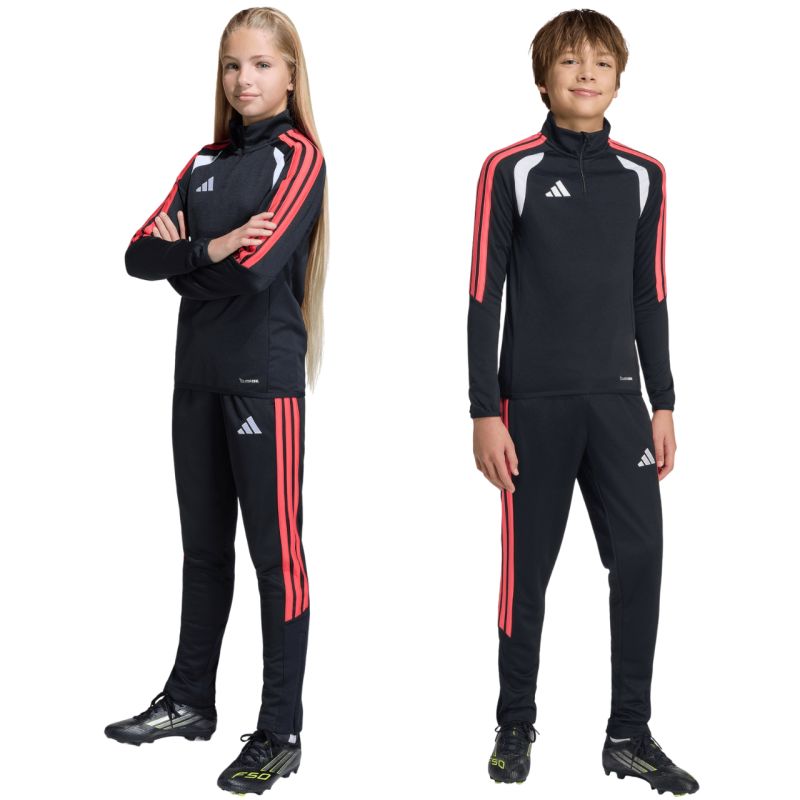 adidas Tiro 26 League Slim kids' pants black and red JY7115 adidas