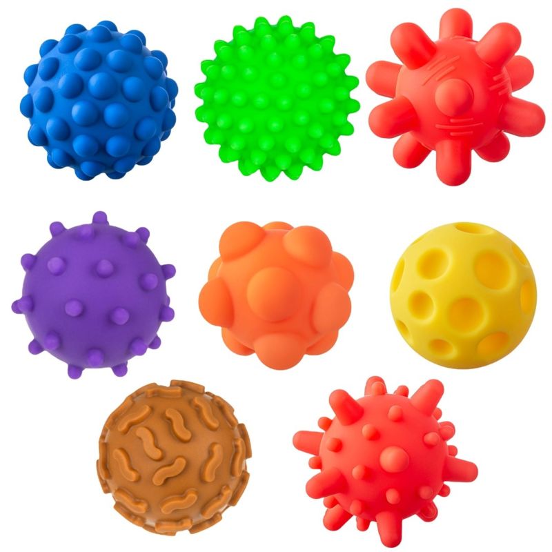 TULLO Sensory Balls Sensory Balls without holes, 8 pcs. (Gry i zabawki) Edukacja i rozwój/Medyczne Your Sports Performance