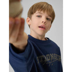Boy's loose sweatshirt without hood 4F 4FJRSS26TSWSM2635-31S 4f