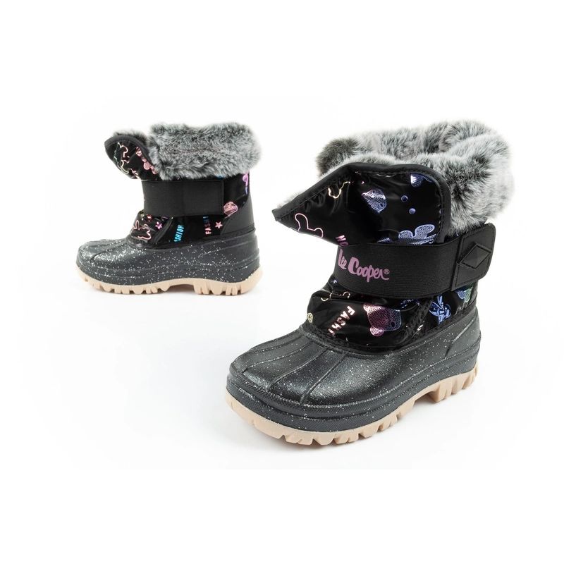 Lee Cooper winter boots children's insulated snow boots for girls black In preparation Your Sports Performance