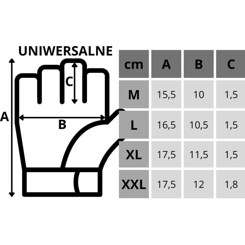 UNIVERSAL FITNESS GLOVES R.XXL ENERO FIT Clothing Your Sports Performance