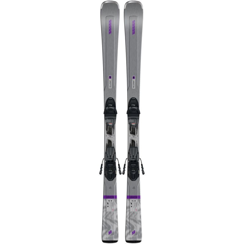 K2 DISRUPTION 76 W Women’s Skis – ERP 10 Quikclik black – anthracite SET