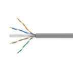 Installation Equipment Cat6 U/UTP ECA Cable 305.00m Gray PVC Kable, gniazda i wtyki/Kable sieciowe Your Sports Performance