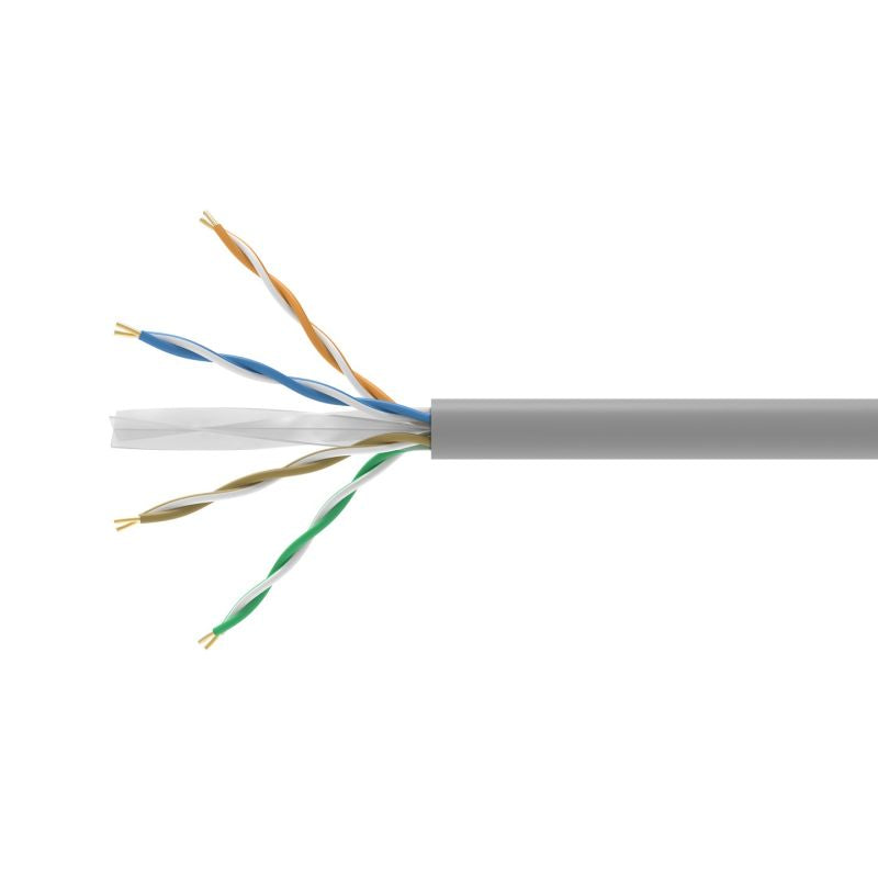 Installation Equipment Cat6 U/UTP ECA Cable 305.00m Gray PVC Kable, gniazda i wtyki/Kable sieciowe Your Sports Performance