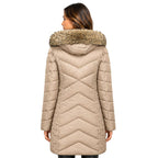 Women’s parka Geographical Norway BOLOLITA TAUPE DB LADY 0116-1 (WZ7487F/GN-TAUPE)