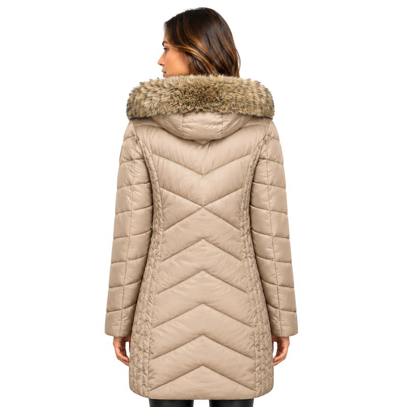 Women’s parka Geographical Norway BOLOLITA TAUPE DB LADY 0116-1 (WZ7487F/GN-TAUPE)