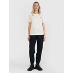 Women's oversize printed T-shirt 4F 4FWSS25TTSHF1994-11S *Kategoria tymczasowa Your Sports Performance