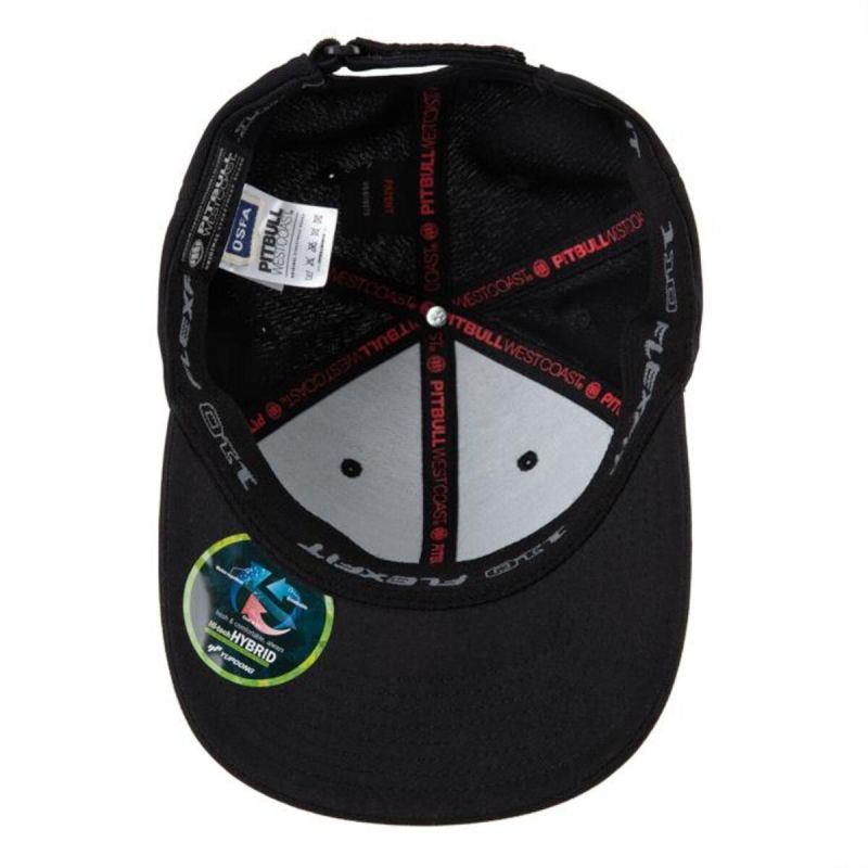 Pit Bull West Coast Seascape Baseball Cap Black - 629008904500 Odzież/Czapki/Czapki z daszkiem Your Sports Performance