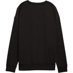 Puma Women's ESS Small No. 1 Logo Relaxed Crew Sweatshirt Black 633268 01