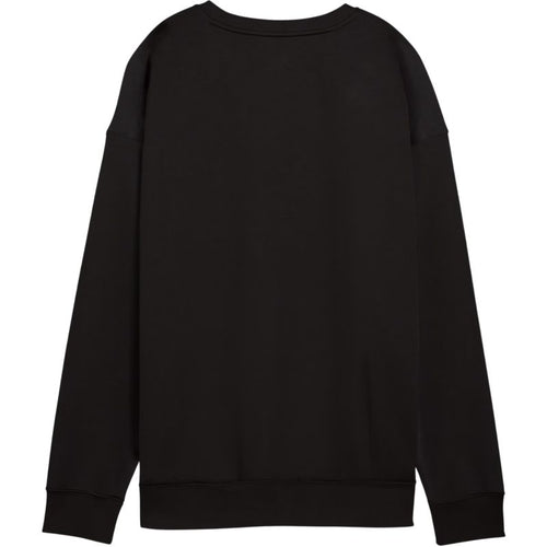 Puma Women's ESS Small No. 1 Logo Relaxed Crew Sweatshirt Black 633268 01
