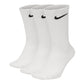 Nike Everyday Lightweight Crew 3Pak SX7676 100 socks do not expose Clothing/Training/Socks/Unisex Nike