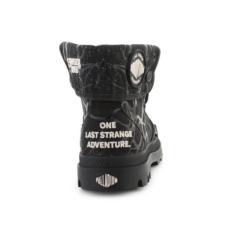 Palladium Stranger Things BAGGY HOPPER TUNNELS Men's 04625-008-M Black Palladium