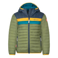 Trollkids Kids Eikefjord Jacket moss/mystic blue/golden yellow (463-331)