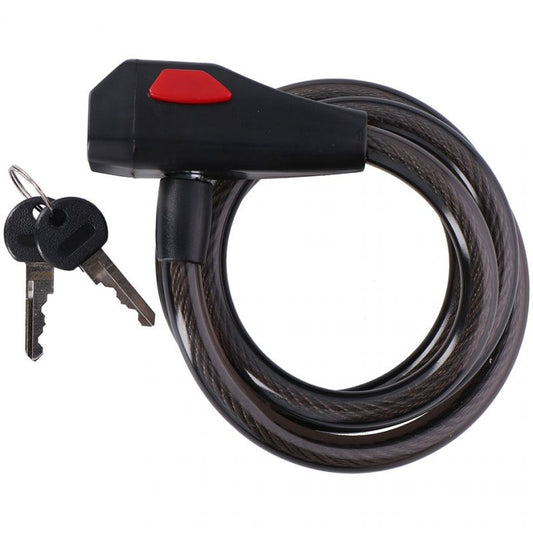 Dunlop spiral cable lock 12 mm 150 cm ST 75570 Accessories/Bicycle/Akcesoria rowerowe Your Sports Performance