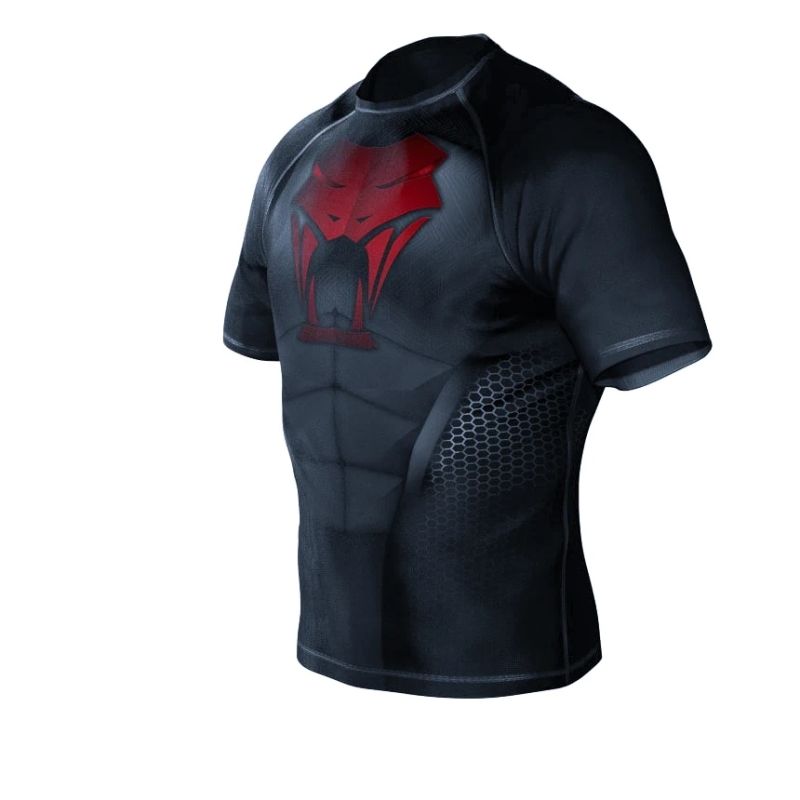 The "Snake" compression Rashguard shirt is made of DBX MORE DRY M material. ODZIEŻ - Koszulki treningowe Your Sports Performance