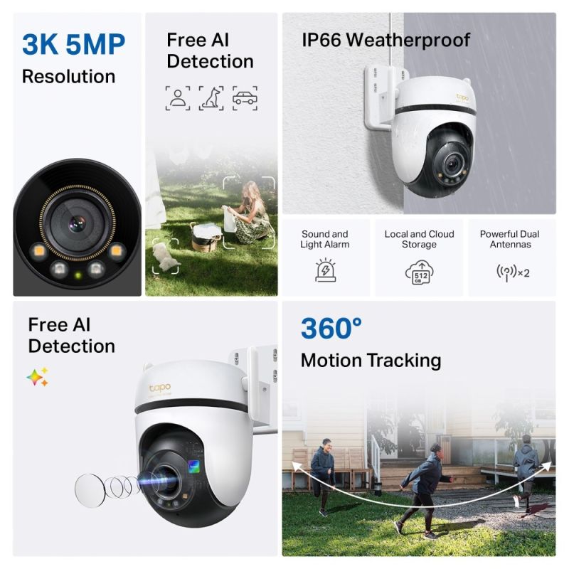 TP-LINK Tapo C530WS Camera CCTV IP/Kamery Your Sports Performance