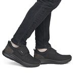 Rieker B1854-00 men's comfortable black Velcro shoes