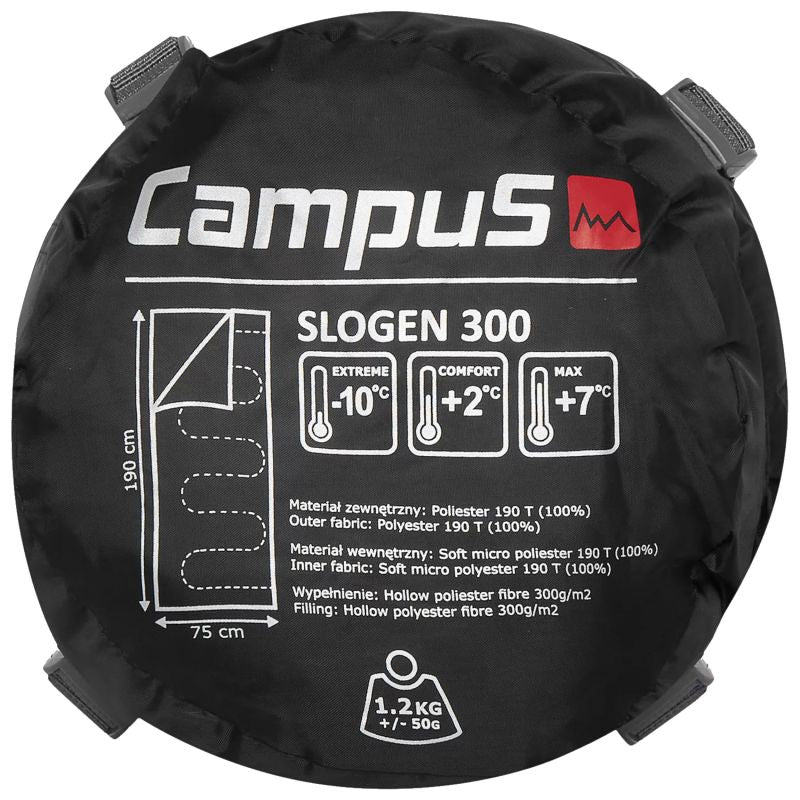 Campus Slogen 300 Left Sleeping Bag CUL701123404 Accessories/Tourist equipment Your Sports Performance