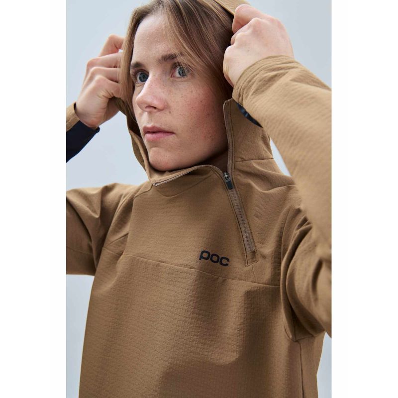 POC W's Mantle Thermal Hoodie Women's Thermal Hoodie Brown