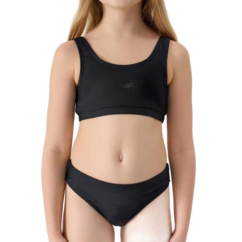 Two-piece swimsuit for girls 4F JUNIOR 4FJWMM00UBKSF027-20S *Kategoria tymczasowa Your Sports Performance