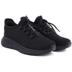 Black Big Star women's textile sports shoes UU274057 Big Star