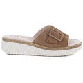 Women's brown leather wedge sandals S.Barski 7002 S.Barski