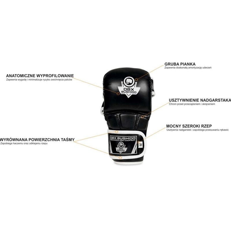 MMAsparring gloves L - Phantom White - Valor Series Rękawice MMA Your Sports Performance