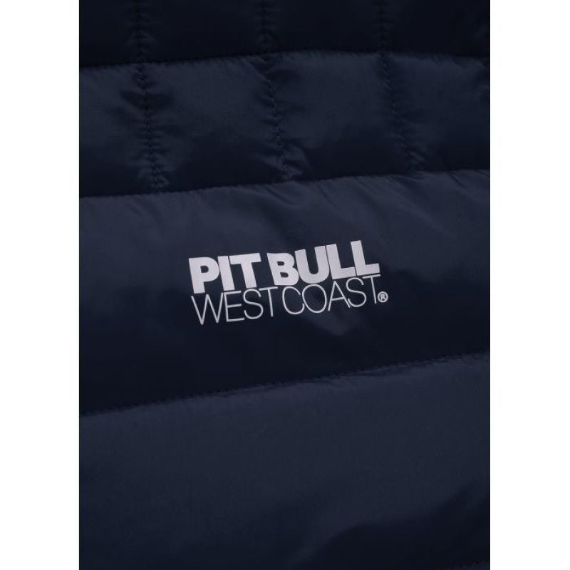 Pit Bull West Coast Padded Seacoast Men's Winter Jacket Navy Blue with Hood Odzież/Odzież na co dzień Your Sports Performance