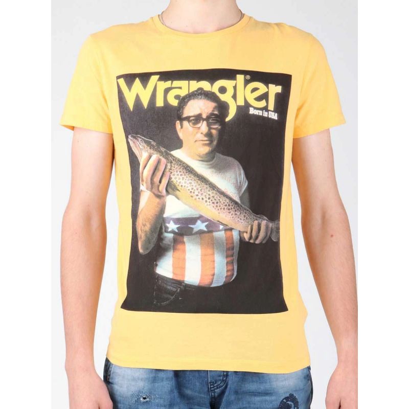 Wrangler S/S Graphic T-shirt W7931EFNG In preparation Your Sports Performance