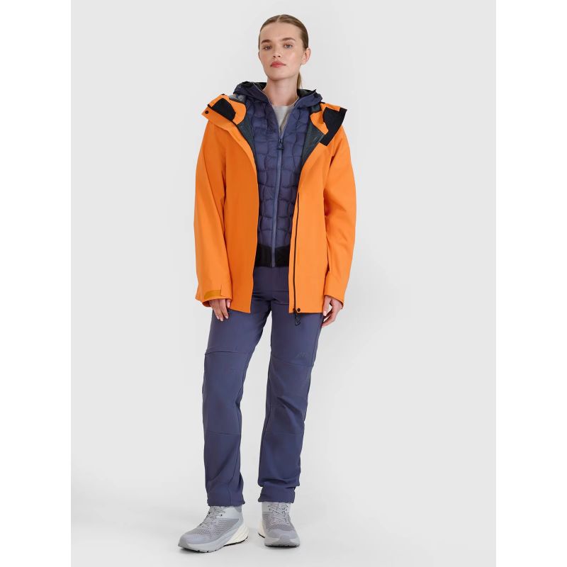 Women's trekking jacket 15000 membrane 4F 4FWSS25TTJAF0751-70S 4f