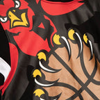 Mitchell & Ness NBA Big Face 2.0 Atlanta Hawks Hoodie Black Odzież/Odzież na co dzień Your Sports Performance