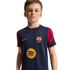 Nike FC Barcelona Strike Kids T-Shirt Navy Blue and Burgundy II3237 401