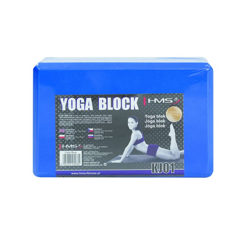 Yoga blue block HMS KJ01 Accessories/Training equipment Your Sports Performance