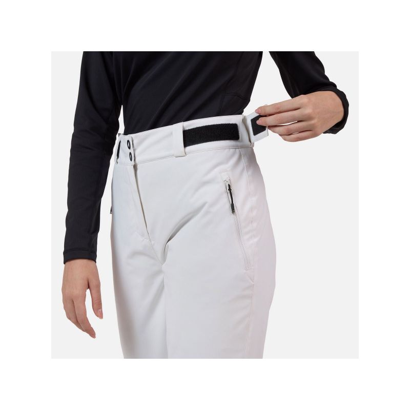 Women's ROSSIGNOL W Strawpile Insulated Pant ski trousers, white