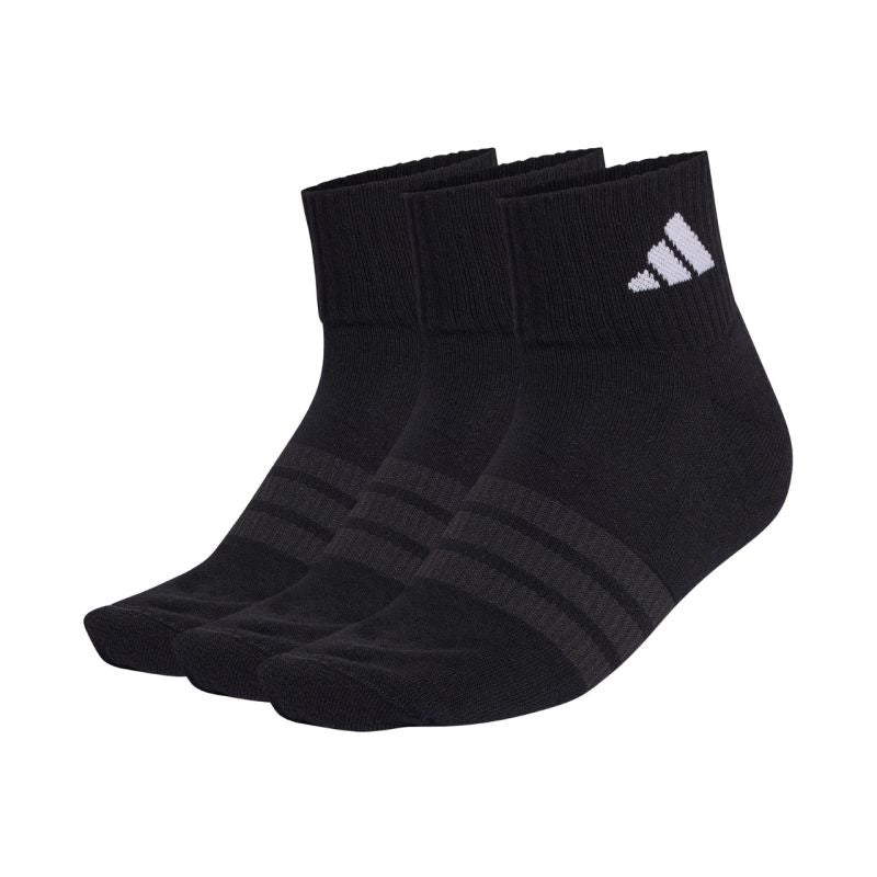 adidas Cushioned Sportswear Ankle 3P Socks, black KC9633