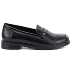 Women's loafers, black lords shoes, Potocki SZ12832