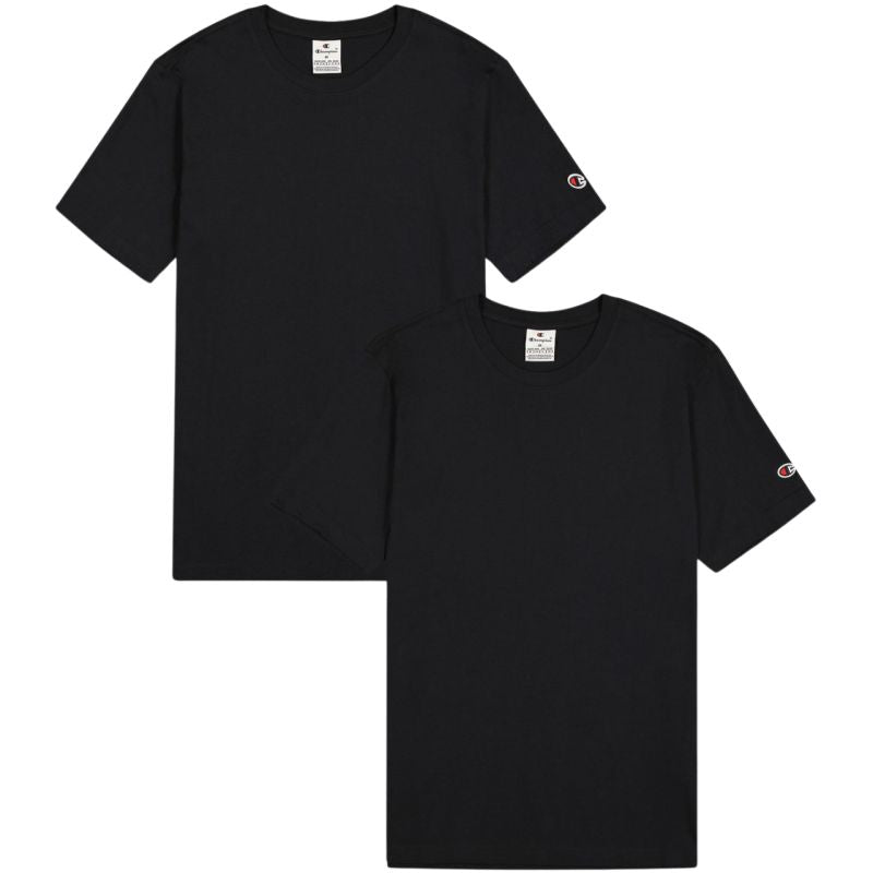 Champion Men's Short Sleeve T-shirt 2-pack black 220267 KK001