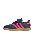 adidas Breaknet Sleek navy blue and pink kids' shoes JQ3060