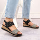 Leather wedge sandals Remonte W RKR646 Footwear/Lifestyle/Rieker Your Sports Performance