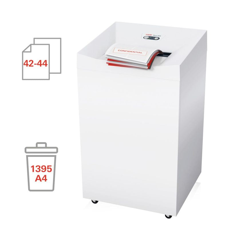 HSM Pure 830 Shredder, 150L 3.9 mm Urządzenia biurowe/Niszczarki Your Sports Performance