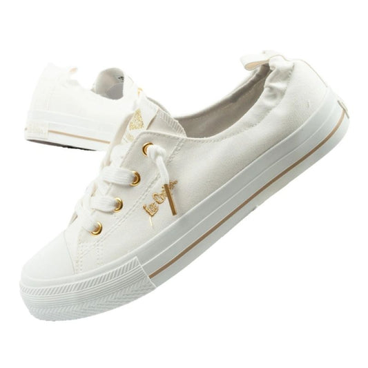 Lee Cooper women's sports shoes sneakers fashionable white slip-on Lee Cooper