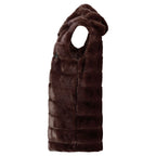 Geographical Norway Women's Fleece Uphemere Dark Brown Db Lady 0136 Dark brown (WZ6797F/GN-Dark brown) Geographical Norway