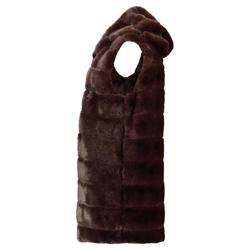 Geographical Norway Women's Fleece Uphemere Dark Brown Db Lady 0136 Dark brown (WZ6797F/GN-Dark brown) Geographical Norway