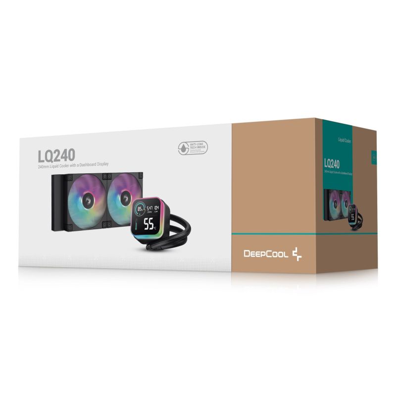 DeepCool LQ240 Processor Liquid Cooling Kit 12cm Black 1 pc. Chłodzenie/Chłodzenie - zestawy chłodzenia wodnego Your Sports Performance