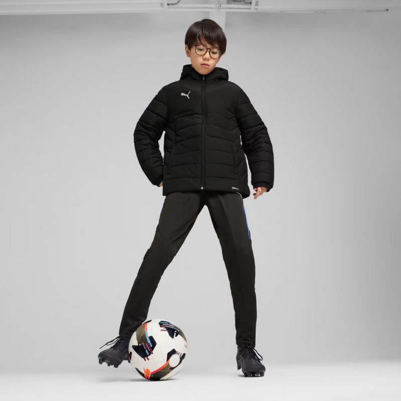 Puma Team Additions Padded Hooded Kids Jacket Black 659738 03 Puma