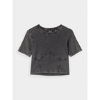 Women's crop top slim plain 4F 4FRAW24TTSHF2581-20S *Kategoria tymczasowa Your Sports Performance