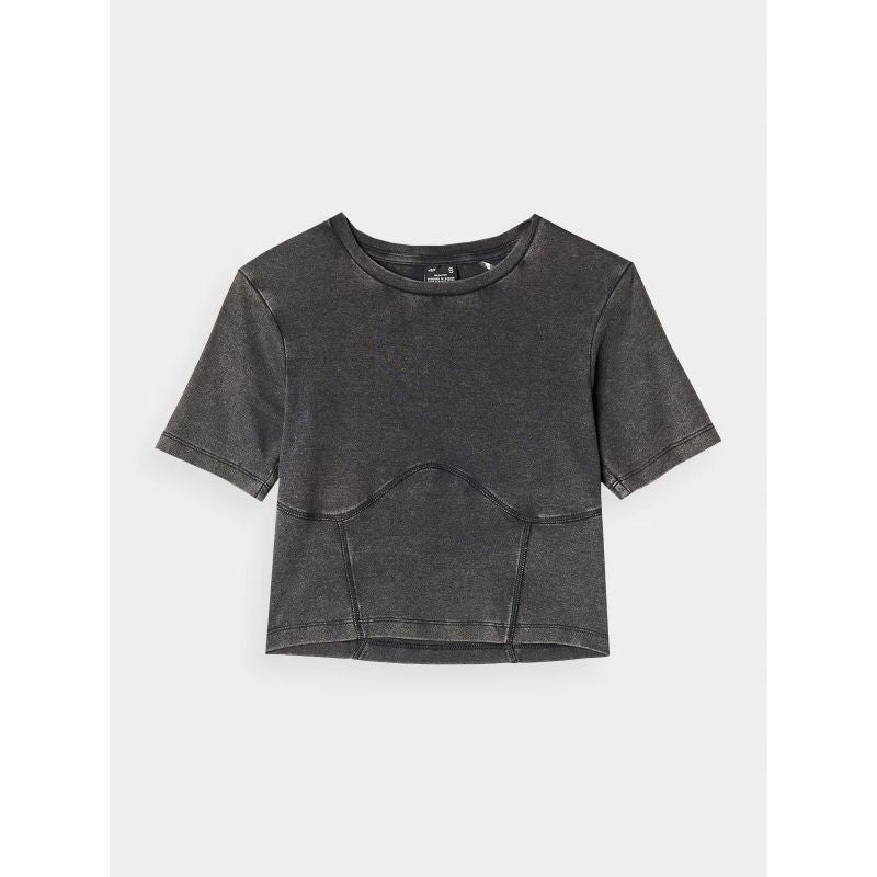 Women's crop top slim plain 4F 4FRAW24TTSHF2581-20S *Kategoria tymczasowa Your Sports Performance