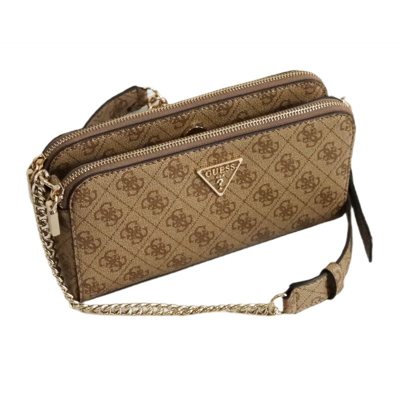 Guess Eco Erica Status Crossbody Bag Beige - HWESG951012-LTL Akcesoria i sprzęt koszykarski/Torby i plecaki Your Sports Performance