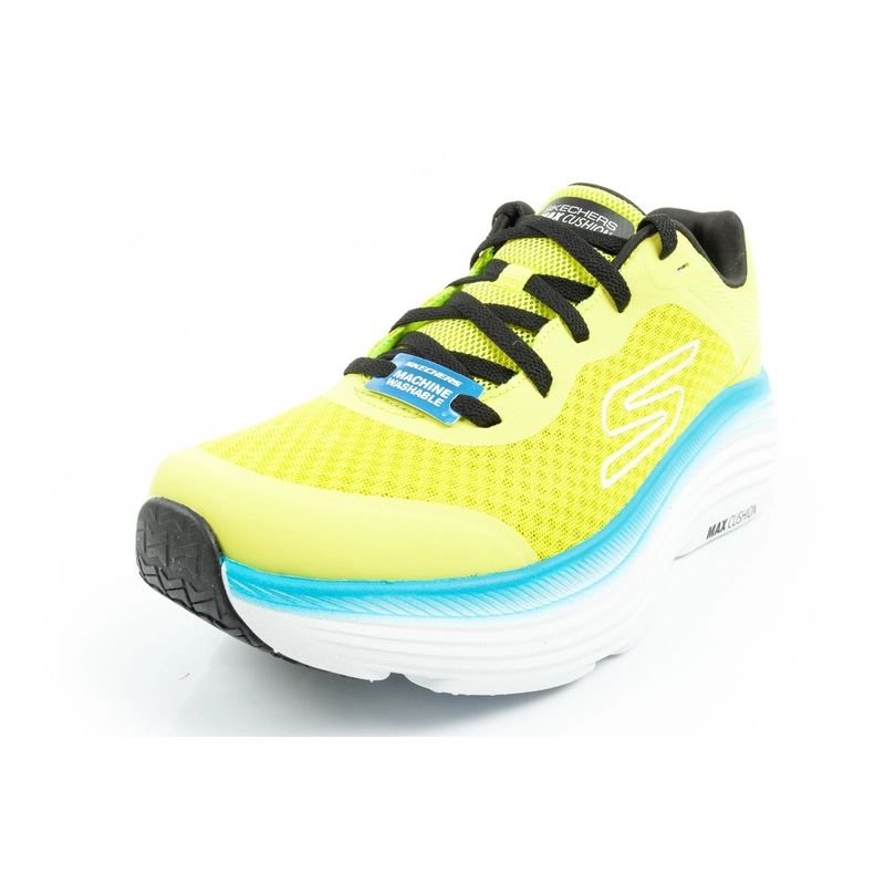 Skechers Max Cushioning Men's Lightweight Lime Running Shoes In preparation Your Sports Performance